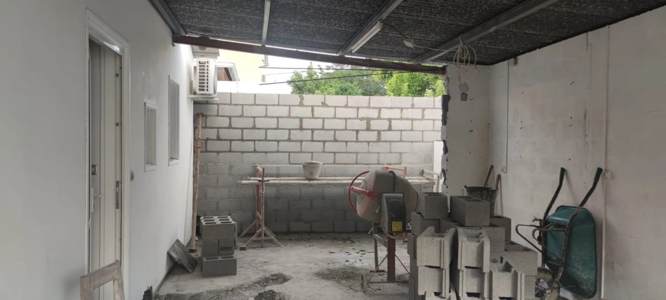 Travaux d’agrandissement de villa à La Rivière Saint-Louis