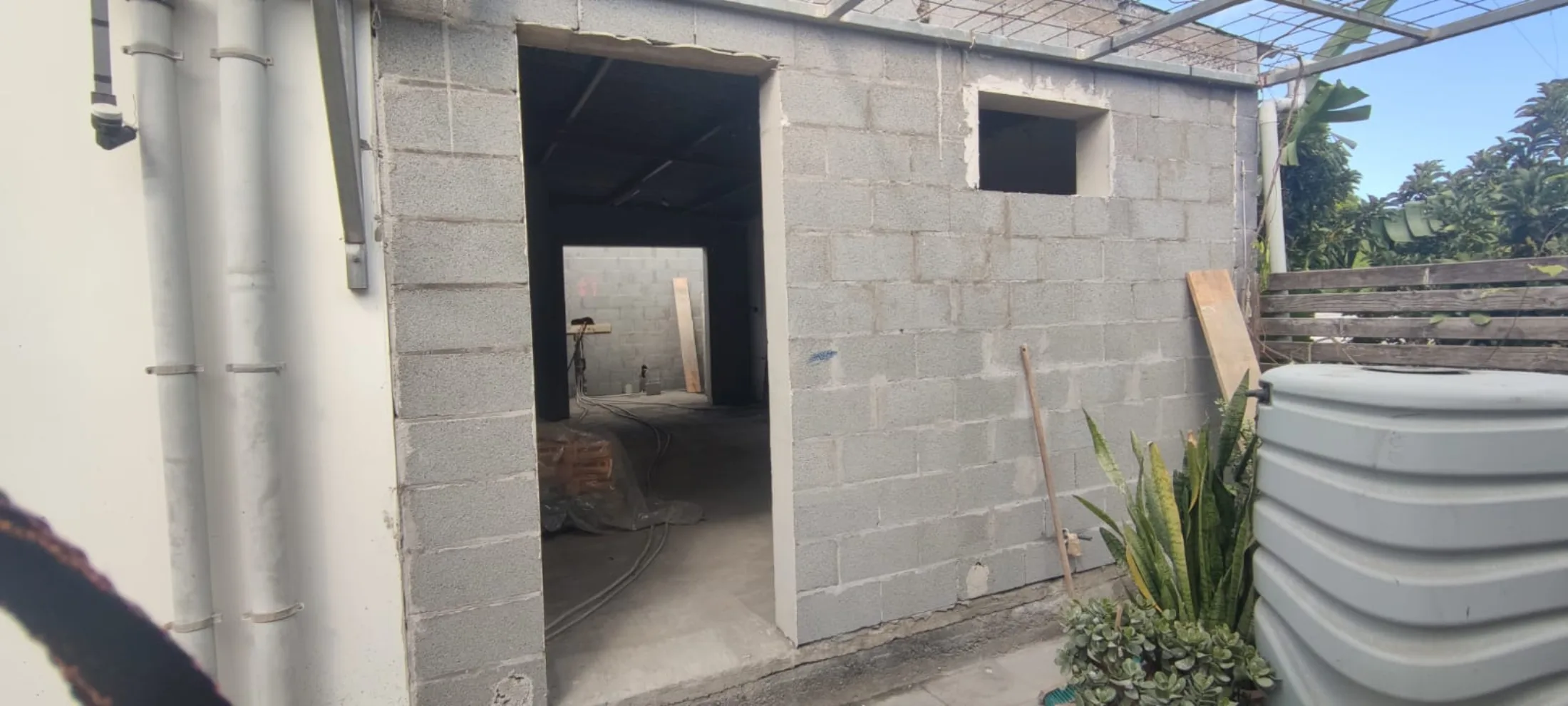 Chantier d’agrandissement d’une habitation