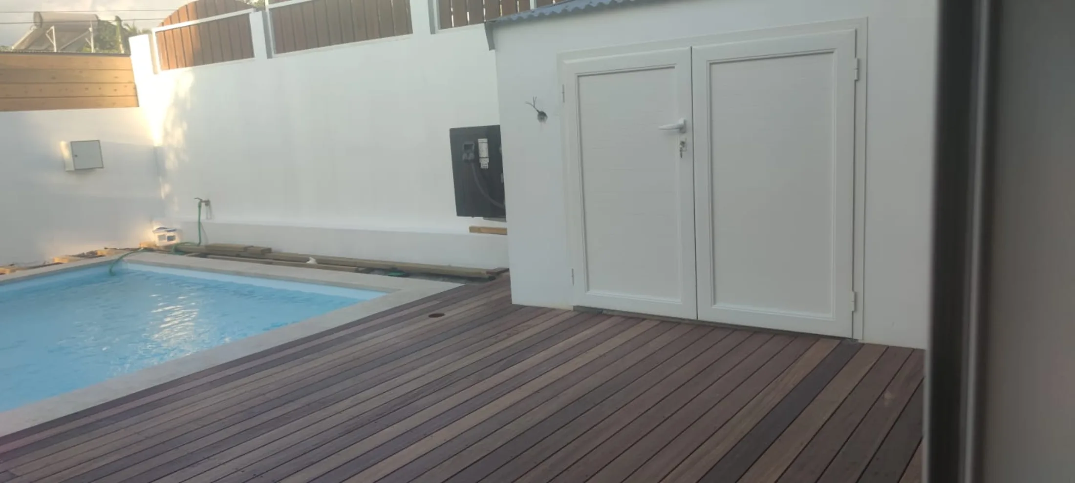 Travaux réalisés sur l’agrandissement de la villa